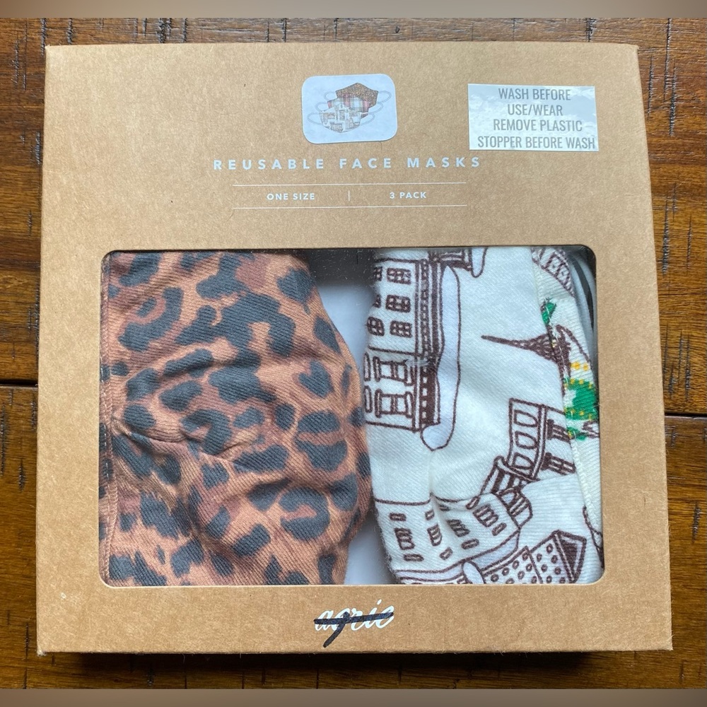 •NEW•Aerie Reusable Cloth ONE SIZE Adult Face Masks {2}